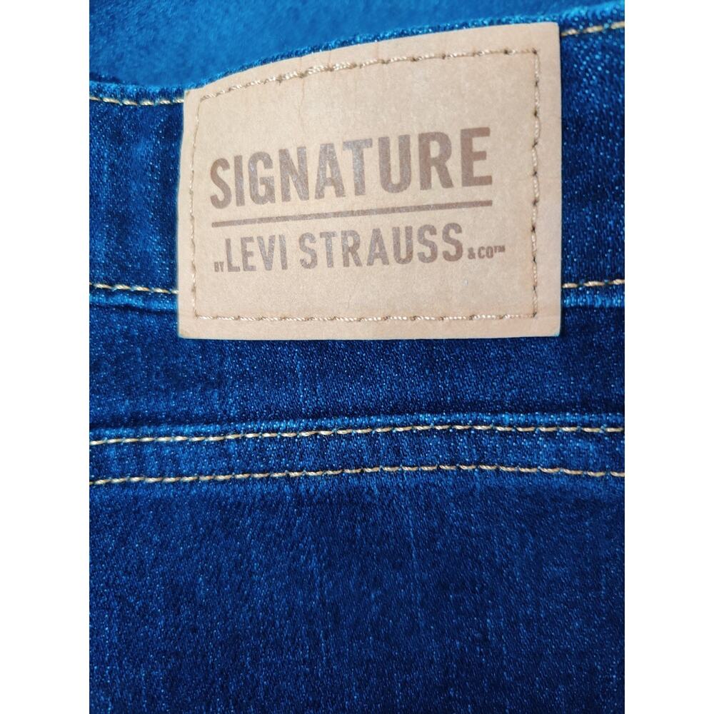Levi Strauss Signature Jeans Women's Size 16M W33xL30 High Rise Skinny - Picture 5 of 6